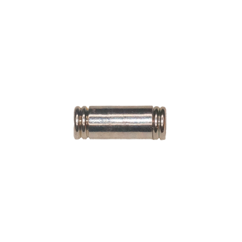 Broche Tubo Plateado 18.5mm