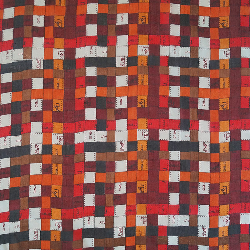 Foulard de Seda Chiffon - Cintas Naranjas