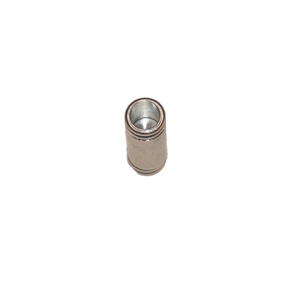 Broche Tubo Plateado 18.5mm