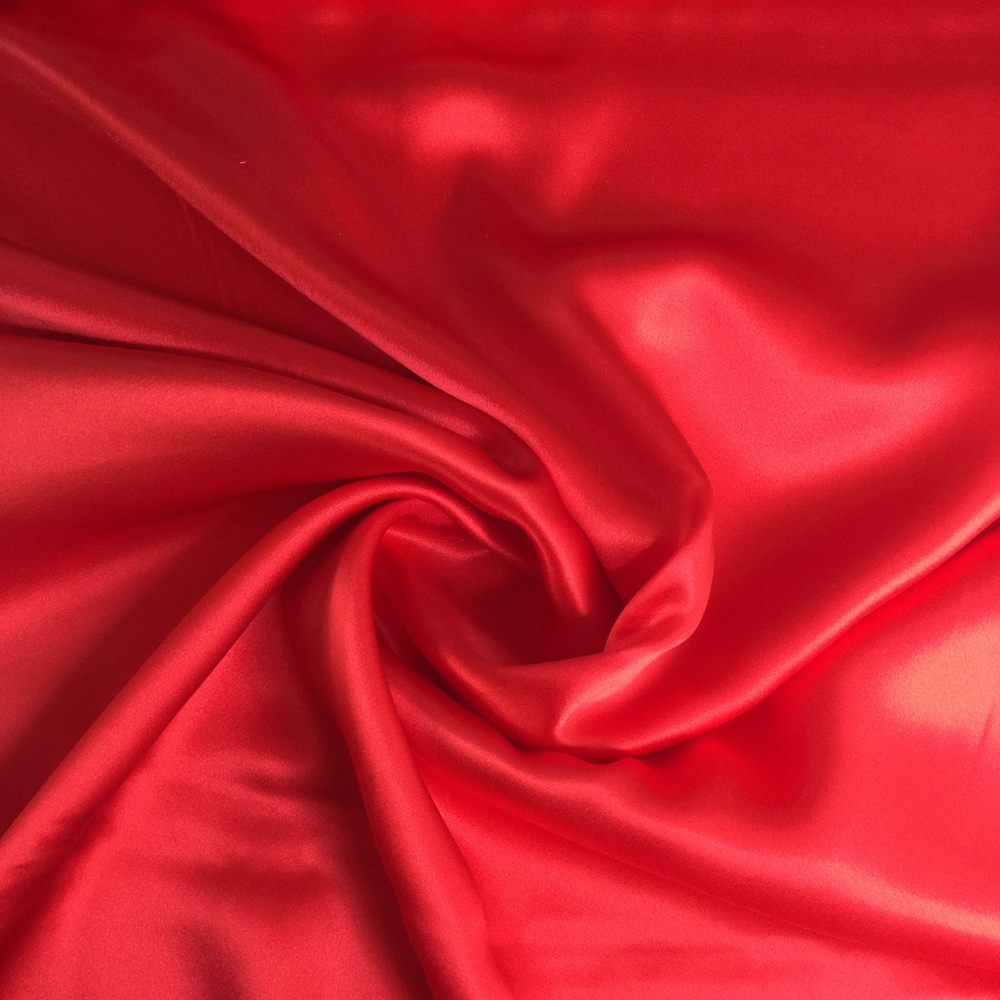 Seda Lisa 100% Satén Rojo