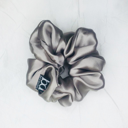 Scrunchies Gris Seda Morera