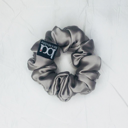 Scrunchies Gris Seda Morera