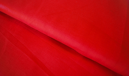 Lino 100% Natural - Rojo Carmesí - 220 grs