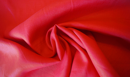 Lino 100% Natural - Rojo Carmesí - 220 grs