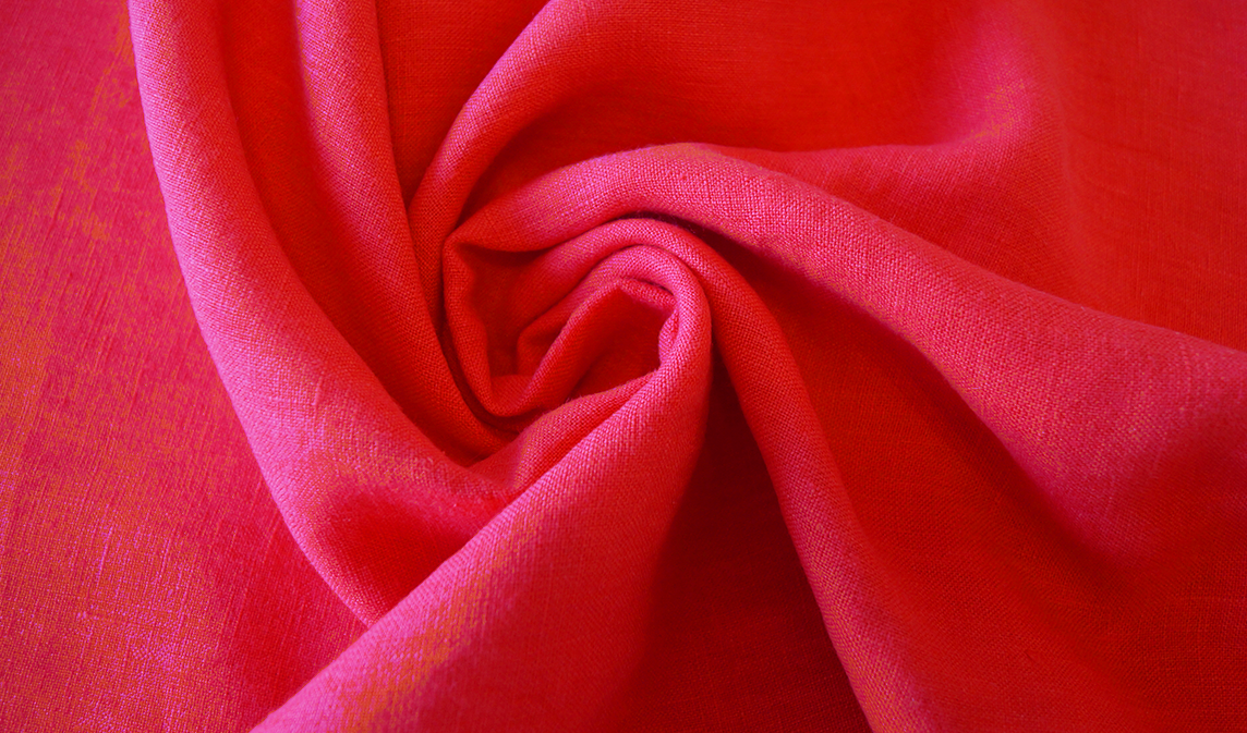 Lino 100% Natural - Rojo Rubí
